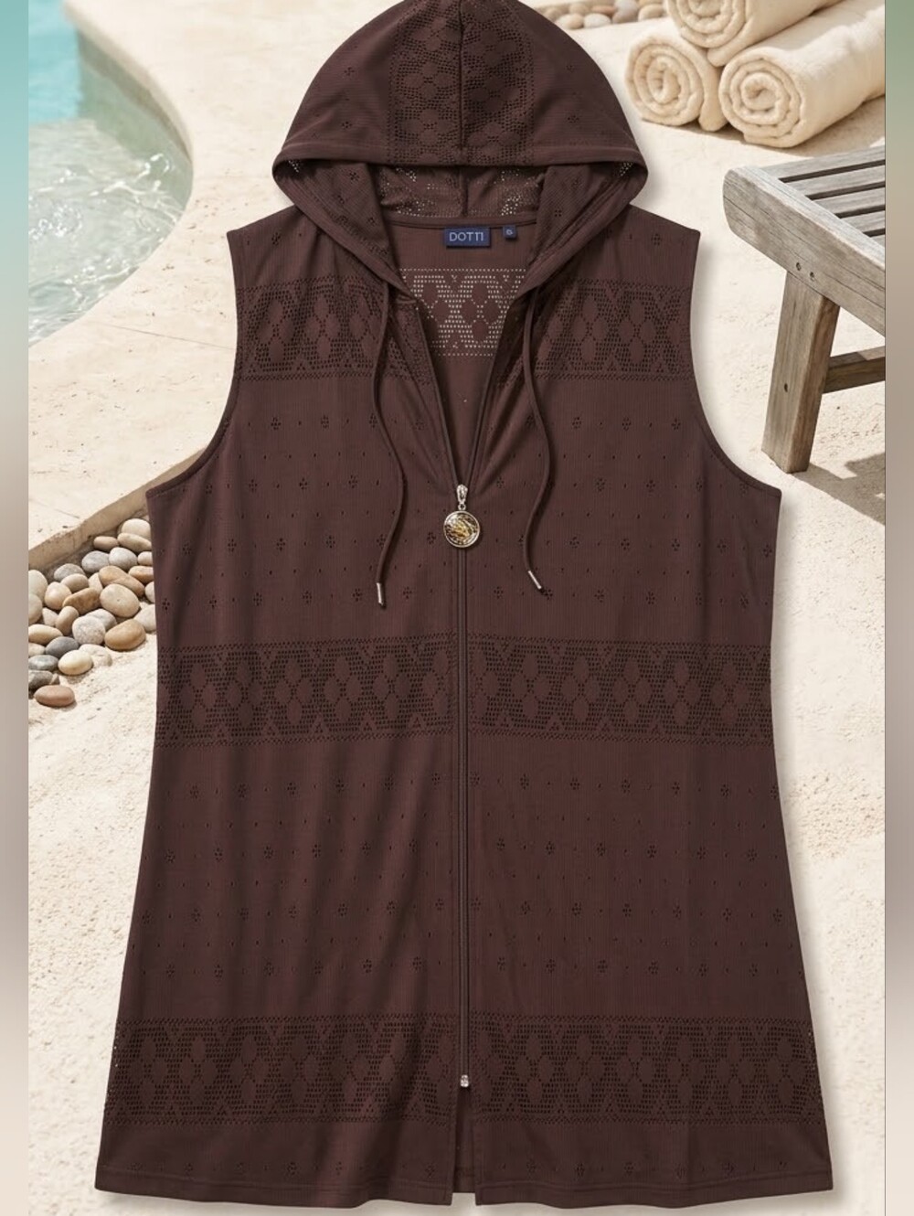 Dotti Brown Swim Suit Cover